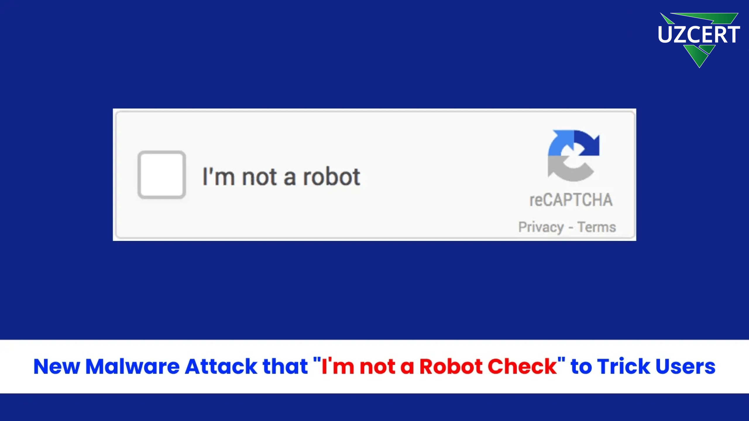 Soxta “Men robot emasman” tekshiruvi orqali kompyuterga zararli buyruq kiritilmoqda