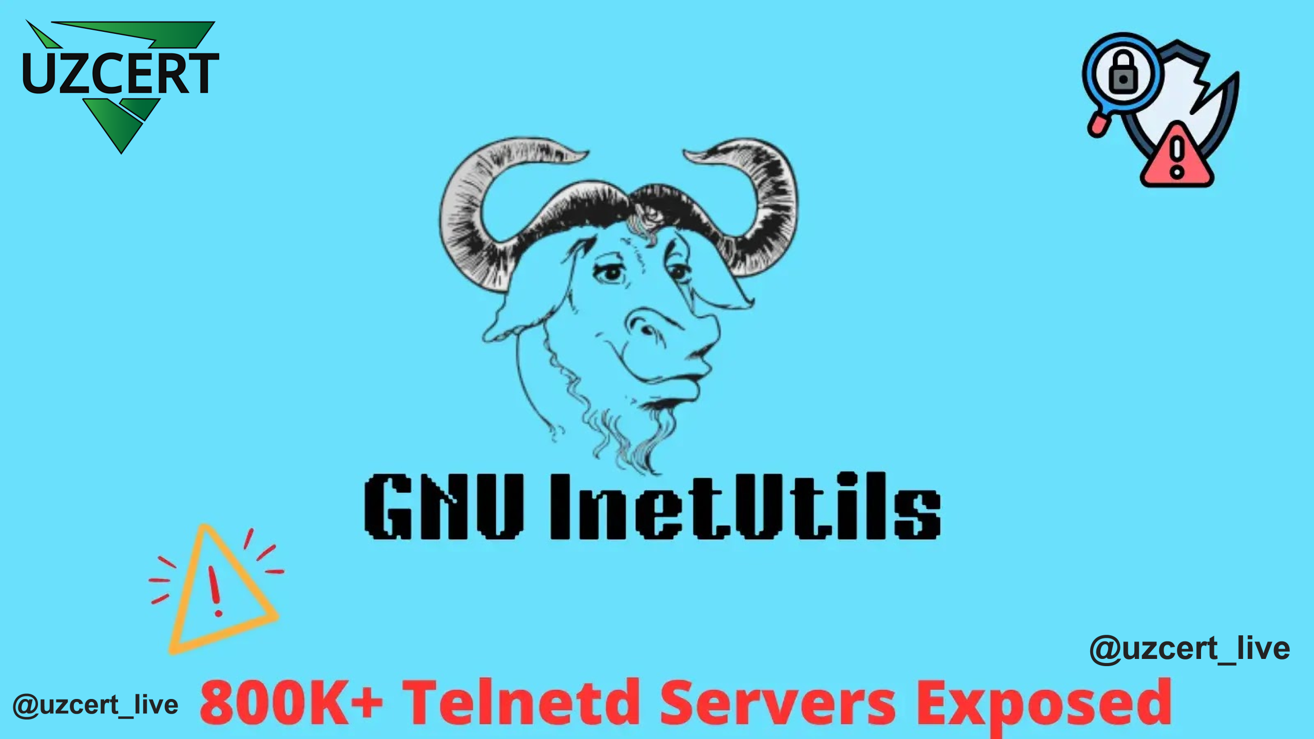 800 mingdan ortiq Telnet serverlar RCE xavfi ostida: GNU Inetutils’dagi zaiflik root kirishni ochib berdi
